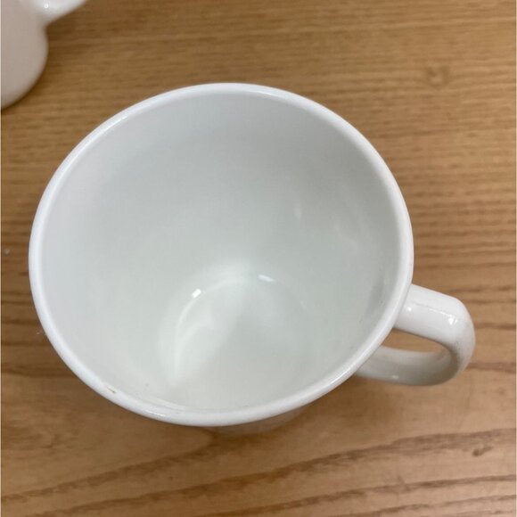 Vintage Corelle by Corning Coffee Mugs Cups Butterfly Gold Pattern Set of 4 USA - Picture 4 of 7